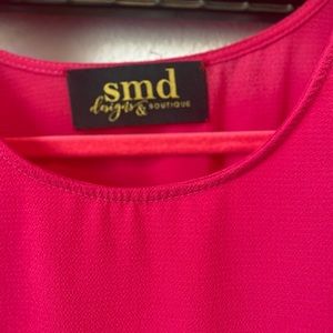 SMD Boutique Pink Ruffle Shirt